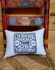 Vintage NJ Postage Stamp Pillow