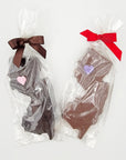 NJ Shaped Chocolate Bar with Heart