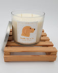 Vanilla Joe & Co. Dog Candle - 18 oz, 3 Wick