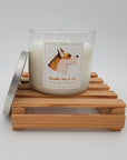 Vanilla Joe & Co. Dog Candle - 18 oz, 3 Wick