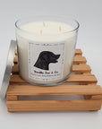 Vanilla Joe & Co. Dog Candle - 18 oz, 3 Wick