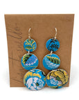 Recycled Tin Earrings