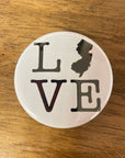 Round NJ-Themed Fridge Magnet