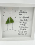 Sea Glass Art - Love Themed