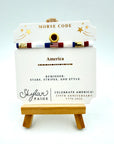 Morse Code "A Charming Season!" Bracelet