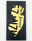 NJ License Plate Wall Hanging