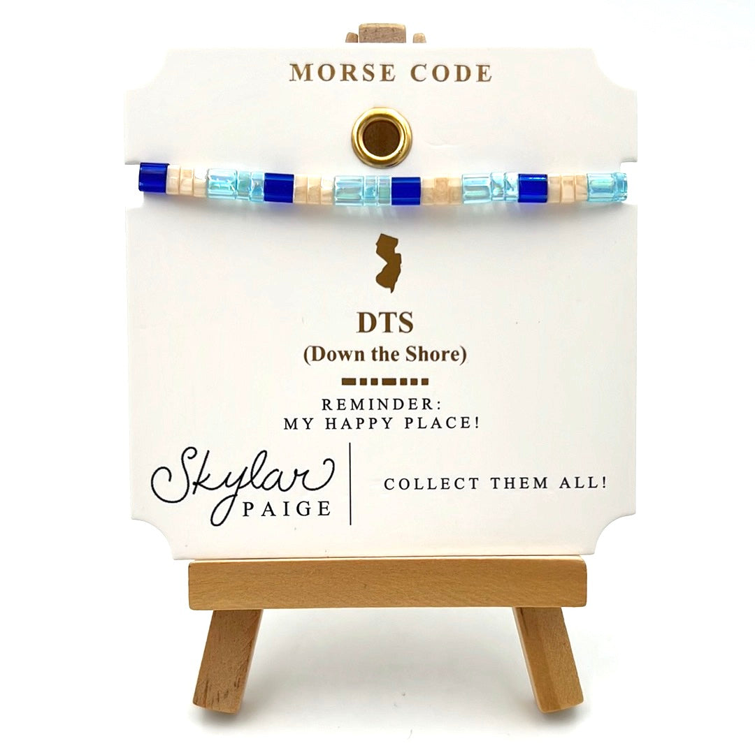 Morse Code Tila Bracelet