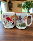 Botanical and Animal-Themed Mugs (12 oz)
