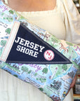 Pennant Flag Pillow on NJ fabric