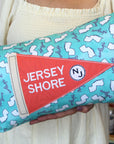 Pennant Flag Pillow on NJ fabric