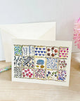 Pressed Flower Collage Greeting Cards