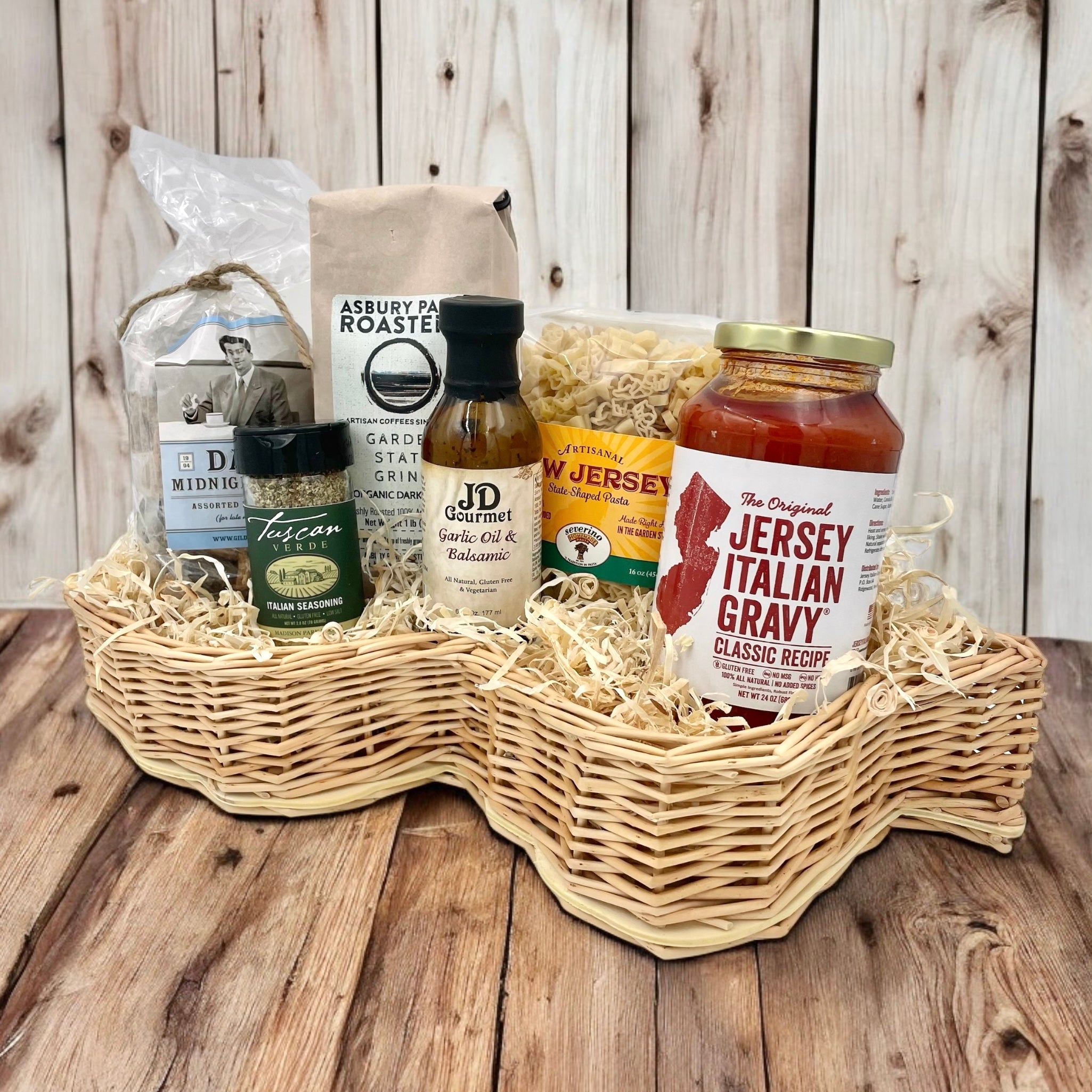 Italian Sampler Gift Basket/Box – Just Jersey