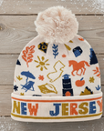 New Jersey Hats with Pom Pom