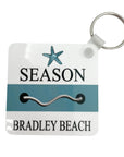 Beach Tag Key Ring