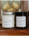 CB Candles - 8 oz Soy Candles Clear Jar - Welcome Home - Candles