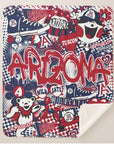 Collegiate Sherpa Blanket - Arizona (Girls) - Home & Lifestyle