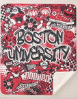 Collegiate Sherpa Blanket - Boston University (Girls) - Home & Lifestyle