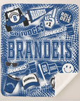 Collegiate Sherpa Blanket - Brandeis (Guys) - Home & Lifestyle