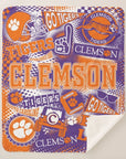 Collegiate Sherpa Blanket - Clemson (Guys) - Home & Lifestyle