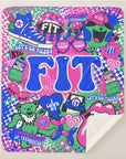 Collegiate Sherpa Blanket - FIT (Girls) - Home & Lifestyle
