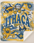 Collegiate Sherpa Blanket - Ithaca (Girls) - Home & Lifestyle