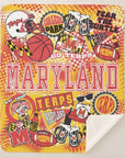 Collegiate Sherpa Blanket - Maryland (Guys) - Home & Lifestyle