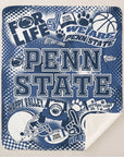 Collegiate Sherpa Blanket - Penn State (Guys) - Home & Lifestyle