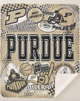 Collegiate Sherpa Blanket - Purdue (Guys) - Home & Lifestyle