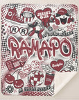 Collegiate Sherpa Blanket - Ramapo (Girls) - Home & Lifestyle