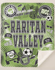 Collegiate Sherpa Blanket - Raritan Valley (Guys) - Home & Lifestyle