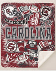 Collegiate Sherpa Blanket - South Caroline (Guys) - Home & Lifestyle
