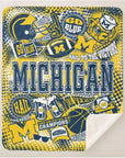 Collegiate Sherpa Blanket - University of Michigan (Guys) - Home & Lifestyle