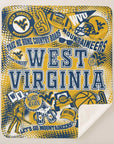 Collegiate Sherpa Blanket - West Virginia (Guys) - Home & Lifestyle