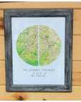 Custom ’The Journey Continues’ Framed Print