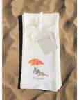 Flour Sack Napkins - Set of 2 - Beach Umbrellas & Chairs - Home & Lifestyle