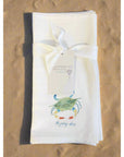 Flour Sack Napkins - Set of 2 - Crab - Home & Lifestyle