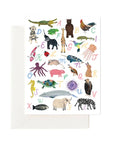 Forage Paper Co. Single Greeting Cards - Baby - Alphabet