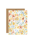 Greeting Cards - Happy Anniversary - Yellow Floral - Books & Cards