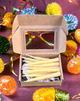 Hand-Dipped Beeswax Birthday Candles - Candles