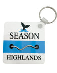 Beach Tag Key Ring