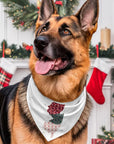Holiday Jersey Dog Bandanas - Christmas - NJ State Xmas Print / Small