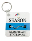 Beach Tag Key Ring