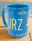 Jersey Girl Blue License Plate Mug