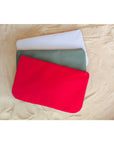 Jersey Shore Beach Tag 8’’ x 10’’ Zippered Pouch - Apparel & Accessories