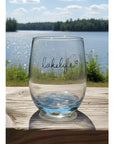 Lake Life Stemless Wine Glasses - Housewares