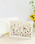 Pressed Flower Collage Greeting Cards - Provence in Princeton - Books & Cards