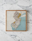 Map Trivet/Coaster Set