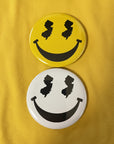 Round NJ-Themed Fridge Magnet - Jersey Smiley Face - Home & Lifestyle