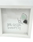 Sea Glass Art - Animal Themed - Anti-Social Butterfly - Housewares