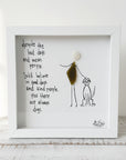 Sea Glass Art - Animal Themed - Dog Good Days Bad Days - Housewares